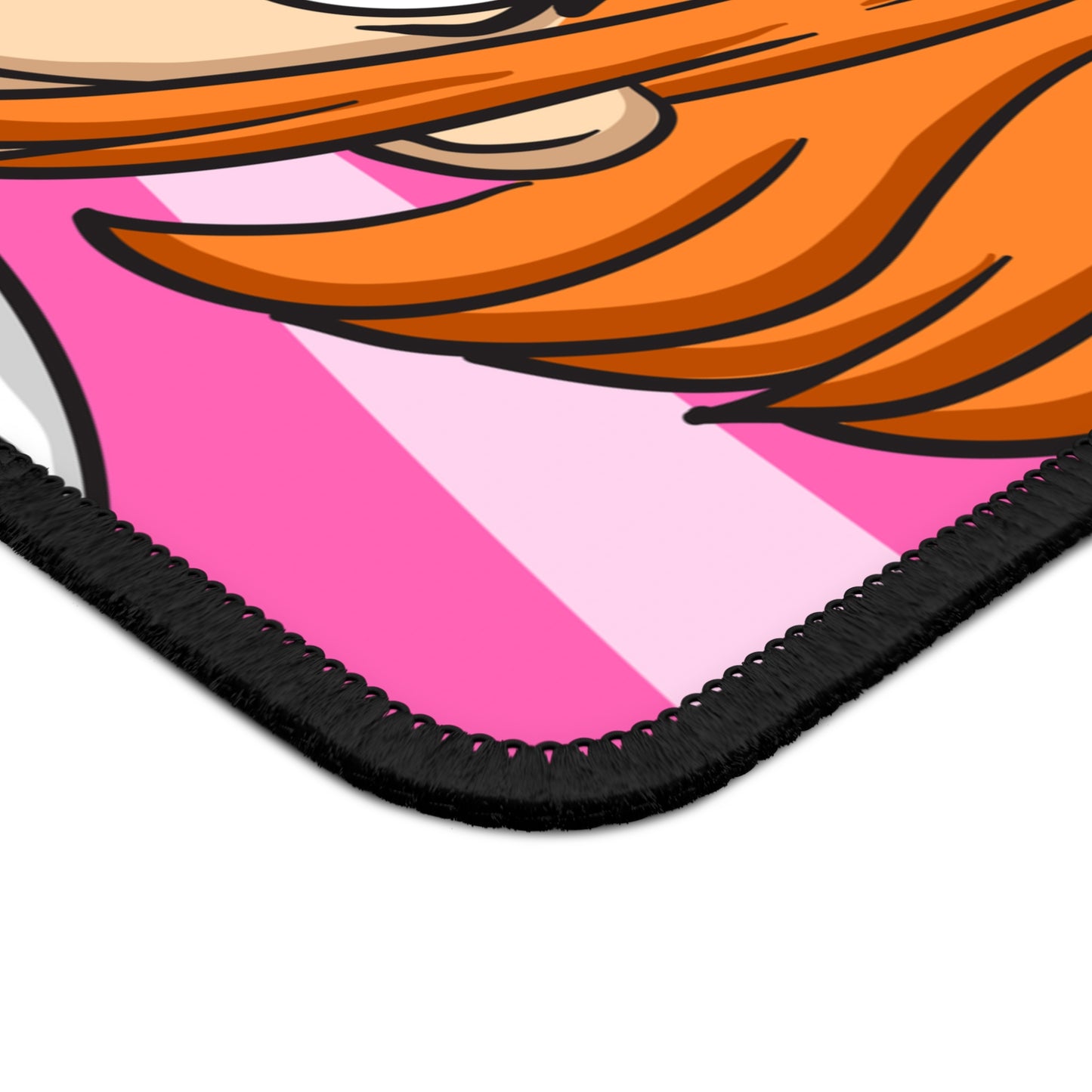 Anime Girl with Apple Mouse Pad – 9x7 Neoprene Desk Mat with Cute Kawaii Cartoon Design