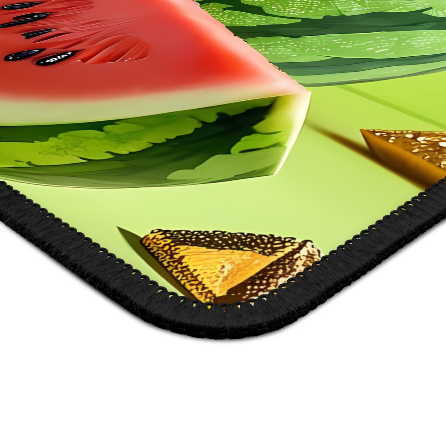 Watermelon Gold 9x7 Neoprene Desk Mat – Juicy Geometry Mouse Pad