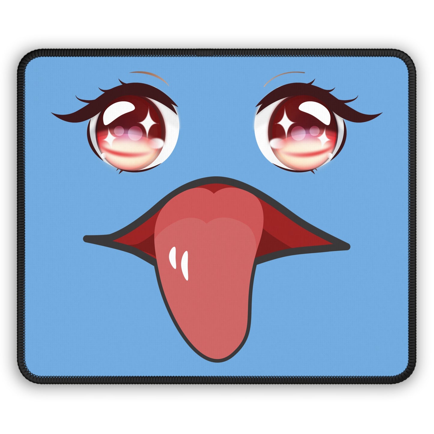 Anime Tongue Out Mouse Pad – Playful Desk Energy