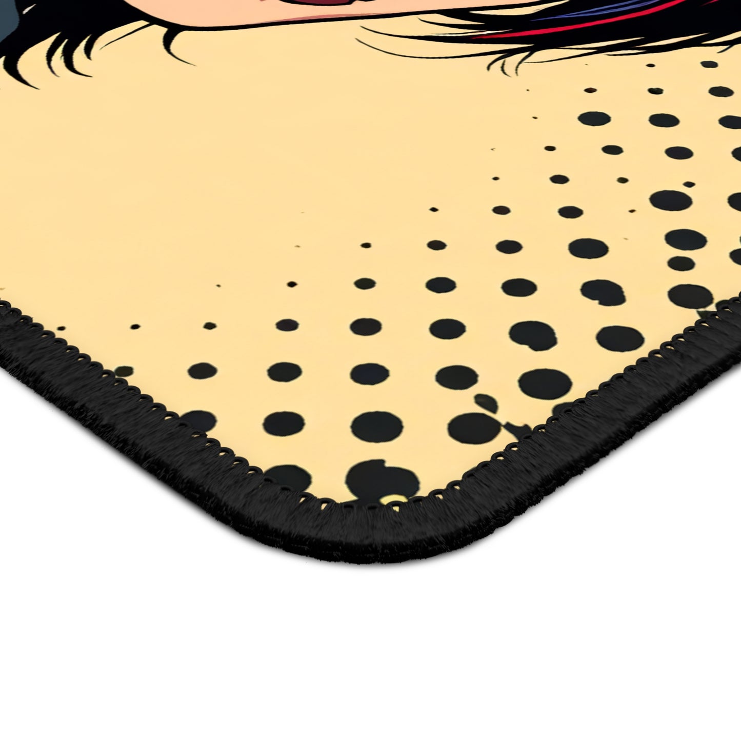 Tokyo Pulse 9x7 Neoprene Desk Mat – Pop-Art Character Mouse Pad