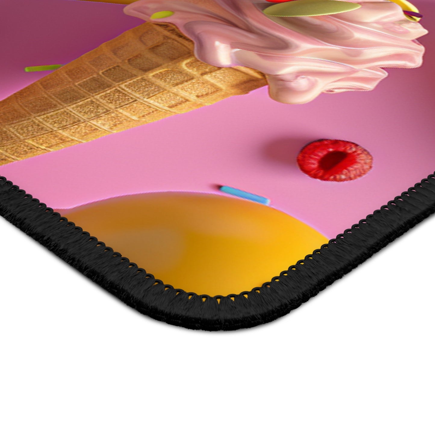 Cone Parade 9x7 Neoprene Desk Mat – Rainbow Dessert Mouse Pad