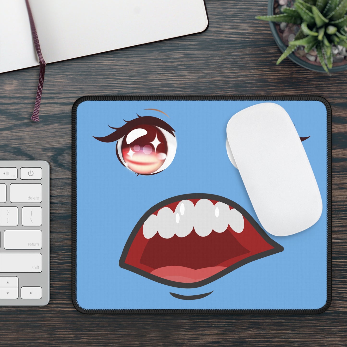 Anime Face Mouse Pad – Playful Desk Energy