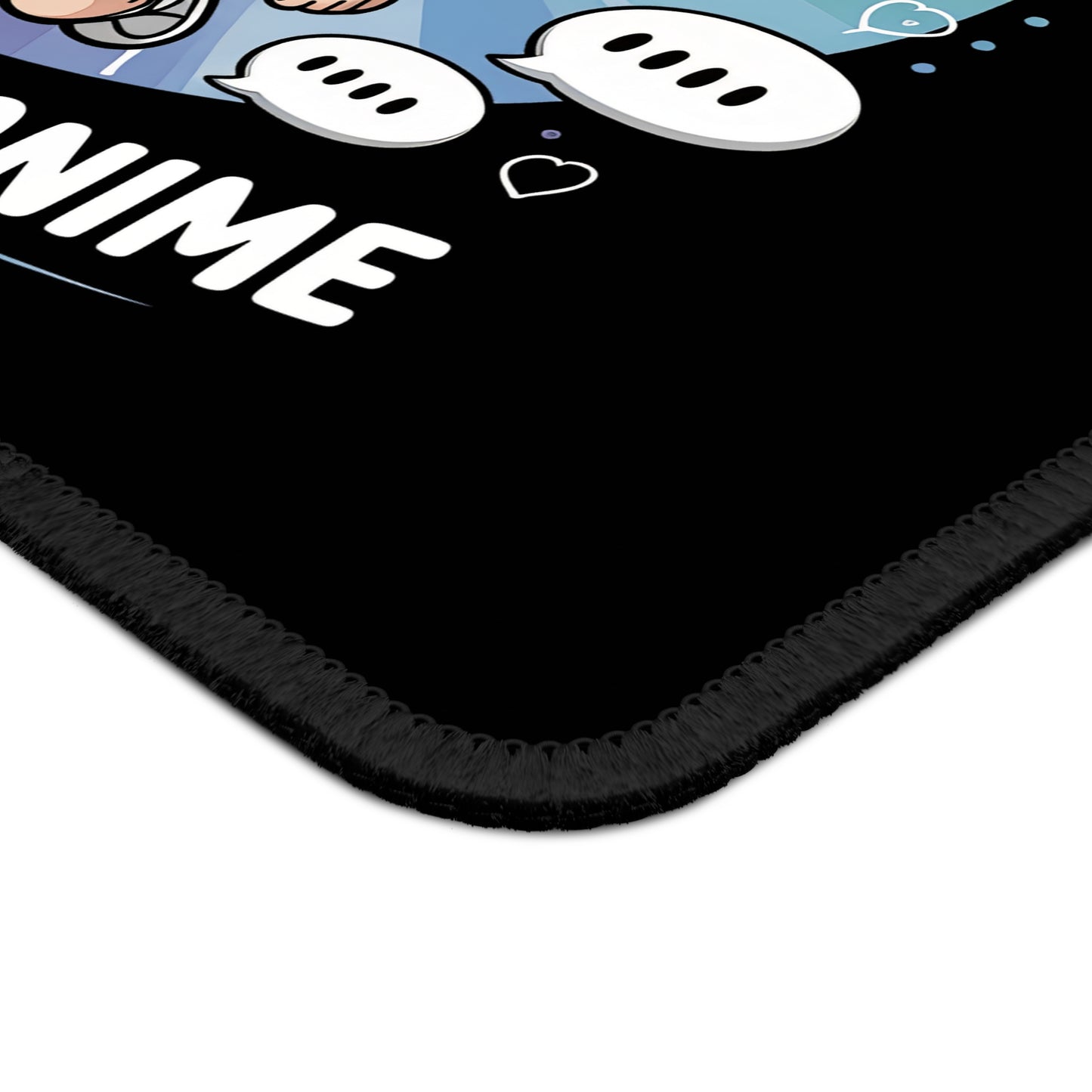 Sub or Dub 9x7 Neoprene Desk Mat – Rainbow Anime Mouse Pad for All Fans