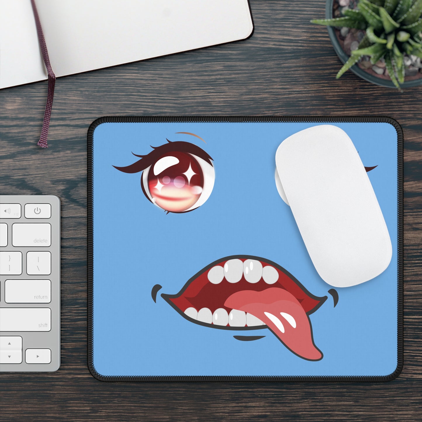 Anime Face Mouse Pad – Playful Desk Energy