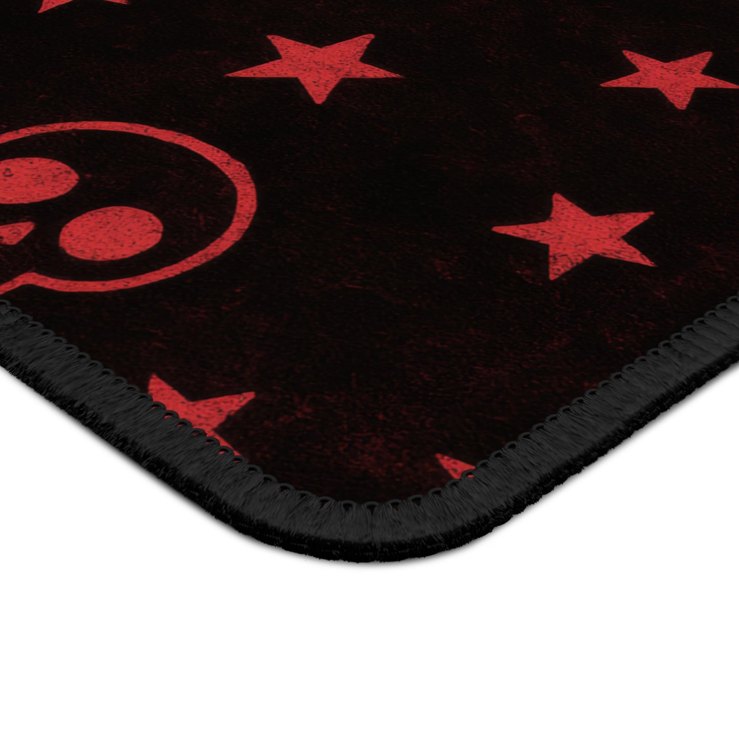 Skull & Star 9x7 Neoprene Desk Mat – Red Rebel Mouse Pad