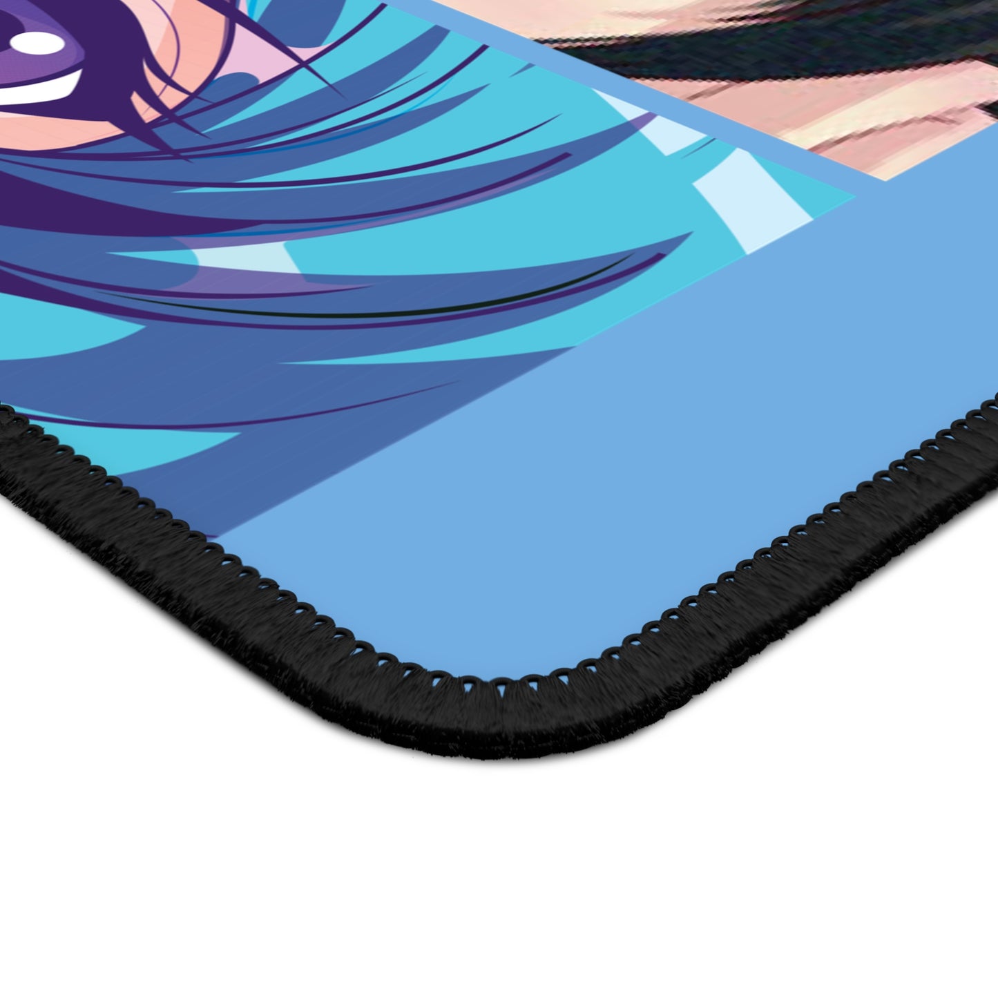 Anime Eyes Mouse Pad – 9x7 Neoprene Desk Mat with Colorful Kawaii Character Design for Gamers and Office Setups