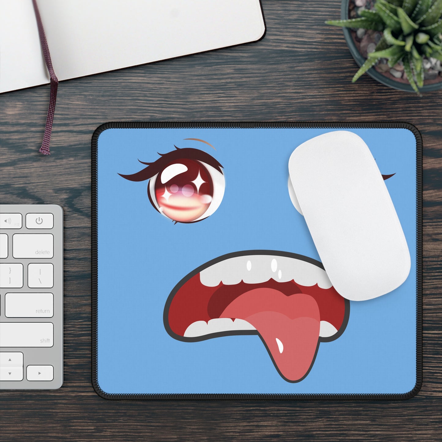 Anime Face Mouse Pad – Playful Desk Energy