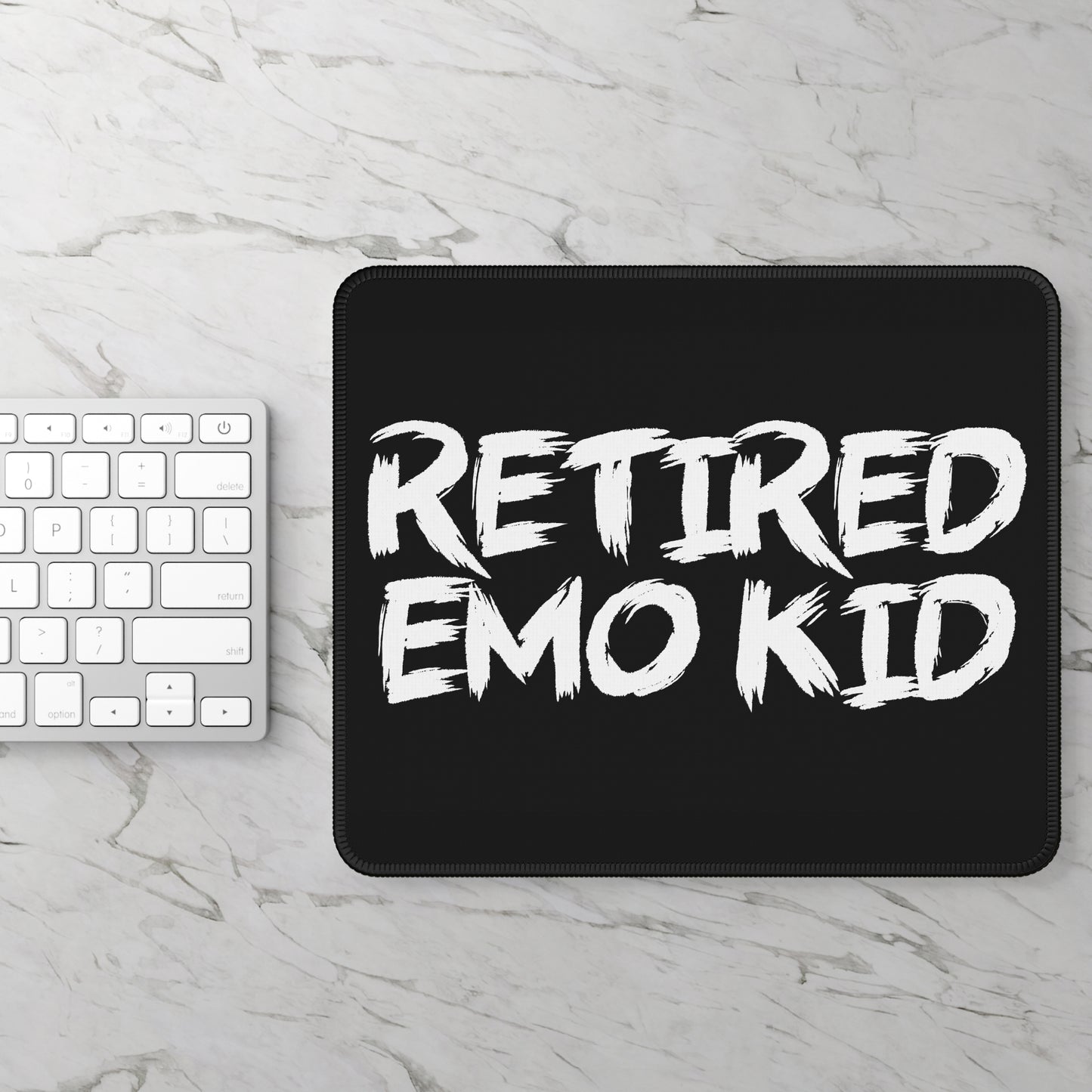 Retired Emo Kid 9x7 Neoprene Desk Mat – Sadcore Legacy Mouse Pad