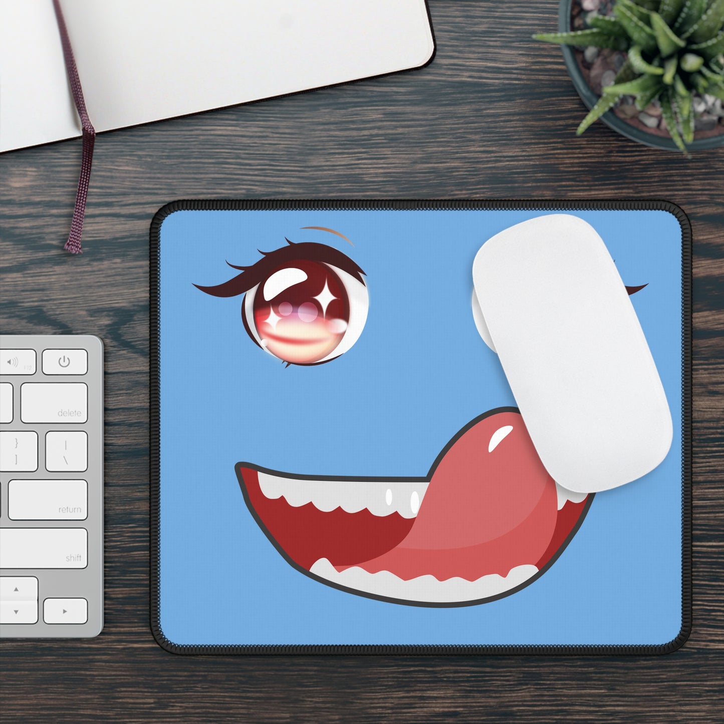 Anime Face Mouse Pad – Playful Desk Energy