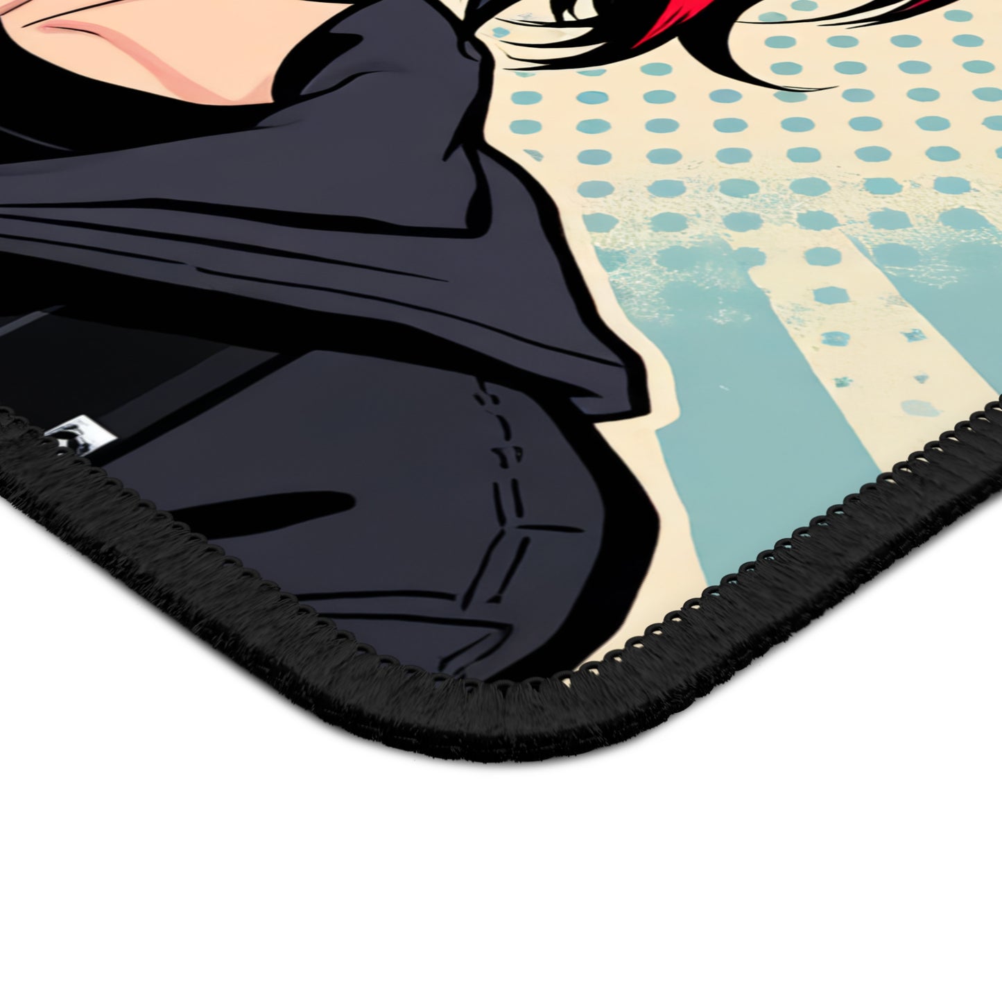 Tokyo Pulse 9x7 Neoprene Desk Mat – Pop-Art Character Mouse Pad