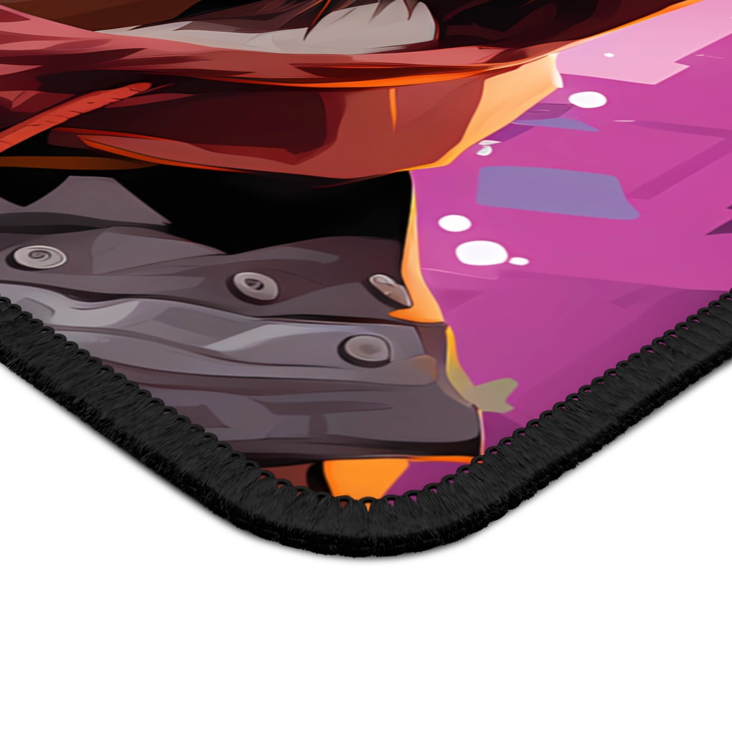 Street Hoodie Anime Gaming Mouse Pad – 9x7 Neoprene Mouse Pad with Urban Character Art for Gamers and Otaku Desk Setups