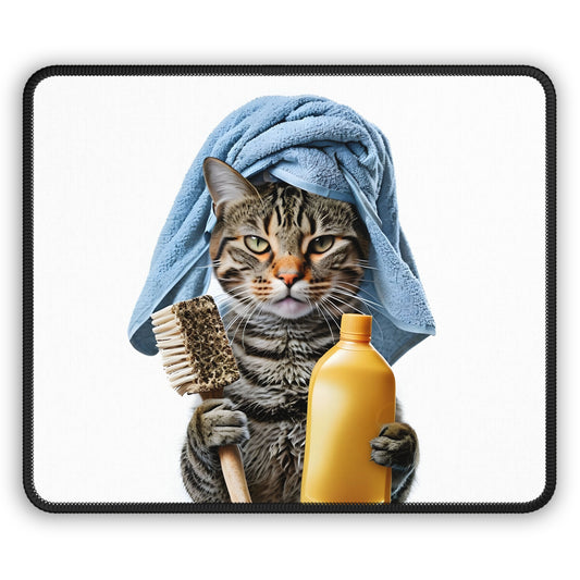 Spa Day Cat Mouse Pad – The Purr-fectly Pampered Desk Buddy
