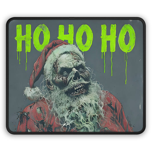 Zombie Santa Mouse Pad – Ho Ho Horror