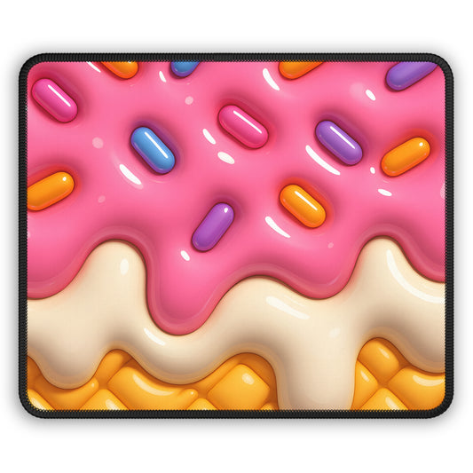 Frosted Layers 9x7 Neoprene Desk Mat – Sprinkle Cake Mouse Pad