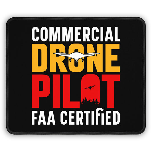 FAA-Certified Drone Pilot 9x7 Neoprene Desk Mat – Commercial Flight Mode Mouse Pad