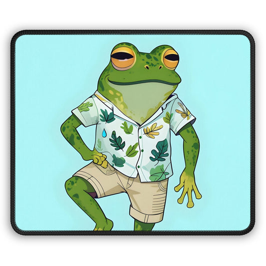 Chill Frog Mouse Pad – Laid-Back Vibes for Every Click