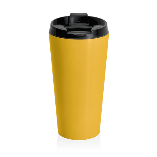 15oz “I Don’t Always Fly a Drone” Stainless Steel Travel Mug – Yellow Hobby Humor Design with Leak-Proof Lid