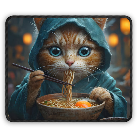 Ramen Cat Mouse Pad – Slurp, Click, Repeat