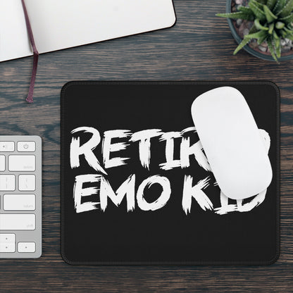 Retired Emo Kid 9x7 Neoprene Desk Mat – Sadcore Legacy Mouse Pad