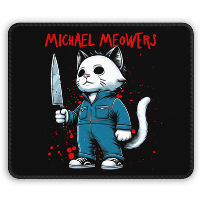 Michael Meowers Mouse Pad – The Purrfect Horror Parody