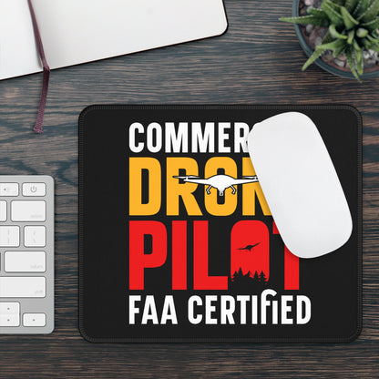 FAA-Certified Drone Pilot 9x7 Neoprene Desk Mat – Commercial Flight Mode Mouse Pad