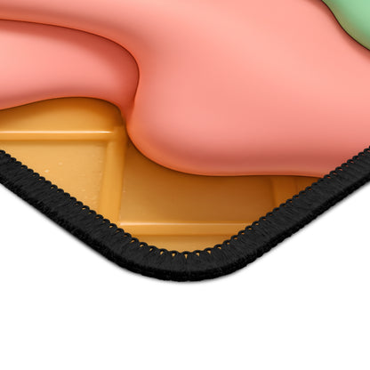 Candy Stack 9x7 Neoprene Desk Mat – Surreal Ice Cream Mouse Pad