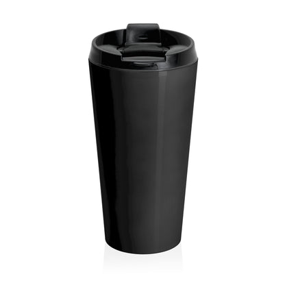 15oz “Commercial Drone Pilot” Stainless Steel Travel Mug – FAA Certified Black Design with Leak-Proof Lid