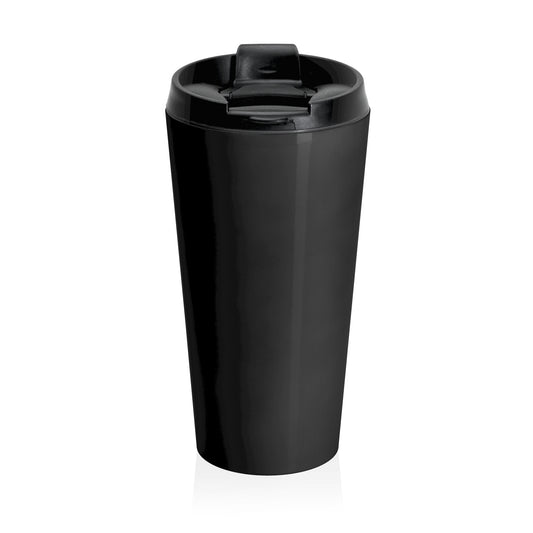 15oz “Commercial Drone Pilot” Stainless Steel Travel Mug – FAA Certified Black Design with Leak-Proof Lid
