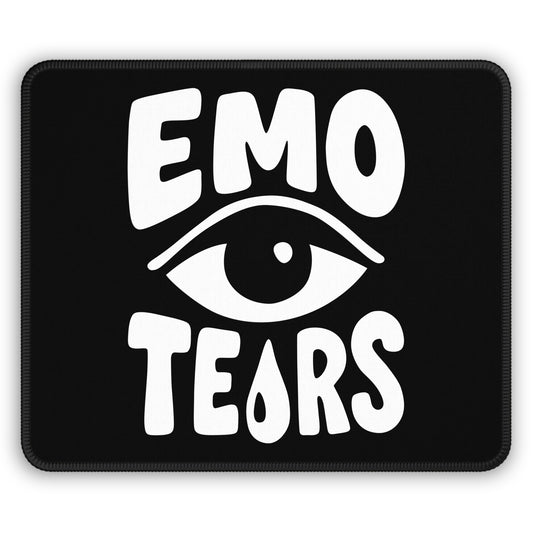 EMO TEARS 9x7 Neoprene Desk Mat – Sadcore Typography Mouse Pad