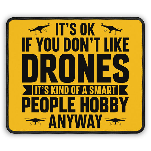 Smart Hobby Warning 9x7 Neoprene Desk Mat – Drone IQ Mouse Pad