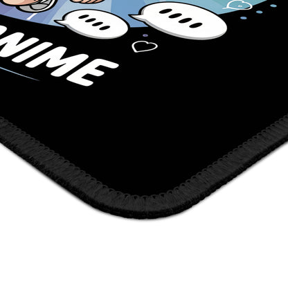 Sub or Dub 9x7 Neoprene Desk Mat – Rainbow Anime Mouse Pad for All Fans