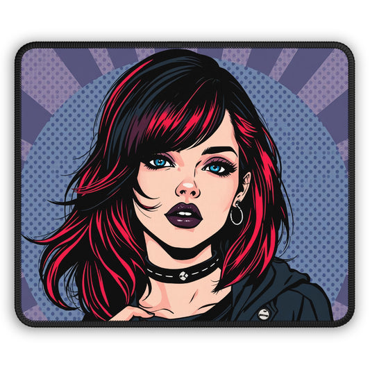 Tokyo Pulse 9x7 Neoprene Desk Mat – Pop-Art Character Mouse Pad