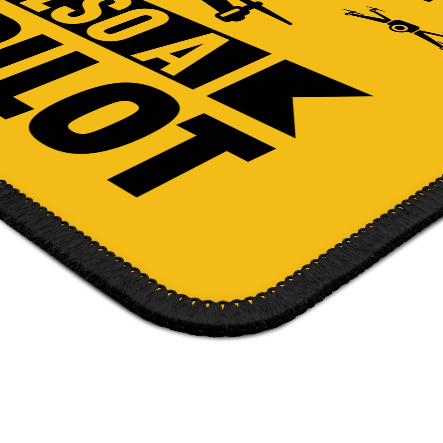 Old Man Drone Pilot 9x7 Neoprene Desk Mat – FAA-Certified Legend Mouse Pad