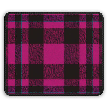 Magenta Tartan 9x7 Neoprene Desk Mat – Plaid Punk Mouse Pad