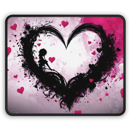 Solitude Heart 9x7 Neoprene Desk Mat – Artistic Love Mouse Pad